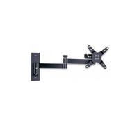 Techly Supporto a muro per TV LED LCD 13-30'' inclinabile 3 snodi nero (ICA-LCD 104BK)