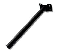 Staffa a Muro Per Lampione Led Stradale da 45 cm Nera