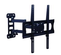 Link LKBR58 Staffa a Muro per TV da 32" a 55" Fino a 40 kg - Compatibile VESA 75x75, 400x400 - Orientamento Verticale e Orizzontale - Estensione 77-320 mm - Supporto in Acciaio con 3 Snodi - Nero