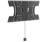 Staffa a Muro Slim per OLED TV 32-65" Nero con Sistema di bloccaggio a molla