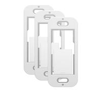 Staffa a parete per telecomando compatibile con telecomando Lutron Pico Remote Seamless Snap in Installazione Staffa a parete per Lutron Smart Switch - Nero o Bianco Spedito a caso (3pcs)