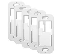 Staffa a parete per telecomando compatibile con telecomando Lutron Pico Remote Seamless Snap in Installazione Staffa a parete per Lutron Smart Switch - Nero o Bianco Spedito a caso (5 pezzi)