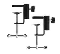 Staffa a sbalzo fissa per montaggio su scrivania, soluzione di morsetto multiuso per lampade a braccio orientabile e accessori audio, compatibilità