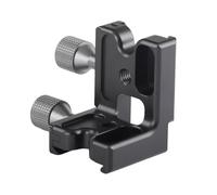 Staffa a sgancio rapido a due L con vite da 1/4" per una regolazione angolare efficiente nelle configurazioni fotografiche