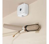 Staffa a Soffitto per Organizzazione e Protezione per Cavi Telecamere CCTV