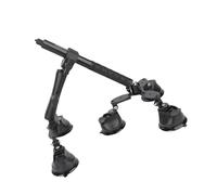 Staffa a ventosa per tettuccio auto, installazione rapida, include pali da 1,1 m, doppia tripla ventosa, per action camera sportiva