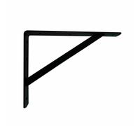 Staffa ad angolo Micel plm04 Nero Acciaio 30 x 22 cm