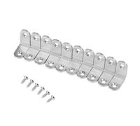 Staffa ad angolo retto in acciaio inossidabile Supporto per mobili con supporto per fissaggio ad angolo per cassetto a forma di L per il miglioramento della casa (20*20 mm40 pezzi)