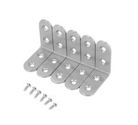 Staffa ad angolo retto in acciaio inossidabile Supporto per mobili con supporto per fissaggio ad angolo per cassetto a forma di L per il miglioramento della casa (40*40 mm20 pezzi)