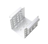 Staffa adattatore for disco rigido da 3,5 a 2,5 pollici a 4 alloggiamenti supporto for cellulare espansione a stato solido rack for disco rigido integrato(Silver)