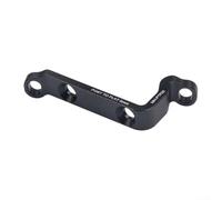 Staffa adattatore per freno a disco resistente per dischi da 160 mm o 180 mm, converte le forcelle piatte per adattarsi a pinze per mountain bike, include bulloni (180 mm)