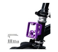 Staffa alluminio 3 fori per bici pieghevole per for brompton per for stile