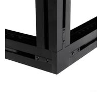 Staffa Angolare 3 Vie per Profilo Estruso 2020 | Lega alluminio , include 40 viti, montaggio , per ideale per angoli interni, finitura elegante(Black)