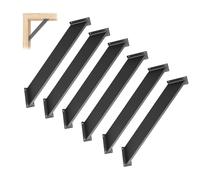Staffa angolare a 45 Gradi per carichi Pesanti, Kit di Supporto per Struttura in Legno in 6 Pezzi, connettori, staffe di Collegamento rinforzate