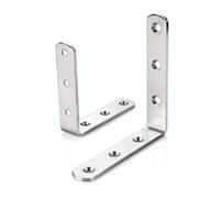 Staffa Angolare A L In Acciaio Inossidabile Con Viti(100x100x19mm 2pcs)