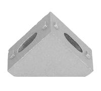 Staffa angolare del profilo in alluminio L Tipo di angolo retto a 2 fori per il profilo in alluminio 2020 resistente leggero facile installare pacchetto di 30