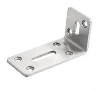 Staffa angolare di 90 gradi per un supporto sicuro dei mobili, in acciaio laminato a freddo per una lunga durata (80 mm)