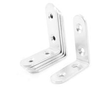 Staffa angolare for mobili, supporto angolare, 10 pezzi Staffe angolari in acciaio inossidabile Fissaggi Protettori Supporto angolare di sette dimensioni Supporto for ferramenta for mobili(40x40x16mm)