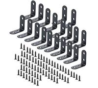 Staffa angolare for mobili, supporto angolare, 20 pezzi Staffa angolare in acciaio inossidabile 40x40mm Supporto angolare Supporto angolare a forma di L Staffa angolare retta Protezione angolare Suppo