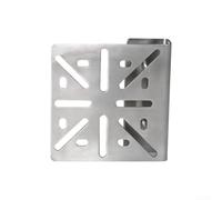 Staffa angolare in acciaio per telecamere di sicurezza Copertura a 270 gradi Robusto supporto da parete verticale in metallo argentato per TrackMix CamS 340 C425 500 AOSU PTZ IP Dome