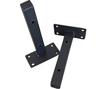 Staffa angolare, supporta mensole a parete, staffa for libreria, staffa angolare a 90 gradi, 2 mensole da parete con viti, staffa angolare a L, carico massimo 140 kg(35cm)