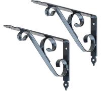 Staffa angolare, supporta mensole da parete, 2 pezzi Staffa angolare decorativa a forma di L con angolo di 90 gradi da parete Carico massimo 100 kg(164 * 250 * 25mm)