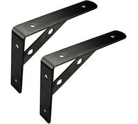 Staffa angolare, supporto for mensole a parete, supporto a forma di L, supporto for mensola a parete, staffa for mensola ad angolo retto a 90 gradi, 2 pezzi, acciaio inossidabile(140 * 200 * 25mm)