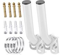 Staffa Antenna,Palo Antenna TV Esterno,28 cm,Resistente al Vento e alla Pioggia,Supporto per Client Bridge CPE di Punto di Accesso Wireless,Confezione da 2