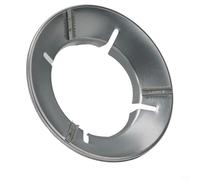 Staffa antivento per stufa a gas, copertura a risparmio energetico con design a baionetta multipla, piastra in ferro zincato per stabilità della fiamma e concentrazione di calore, compatibile con la