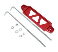Staffa Batteria Auto Universale per Auto Rosso 1 Set con Dado, Rondelle, Maniche