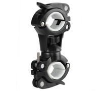 Staffa Bicicletta 22-31mm Plastica Staffa Bicicletta 22-31mm | Rotazione completa 360°, angolo regolabile, visione notturna ottimale, plastica ingegneristica robusta(White)