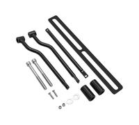Staffa Borse Laterali Moto Barre Di Supporto Per Borse Da Sella Universali Nere Per Moto Supporti Per Bagagli Laterali(Nero)