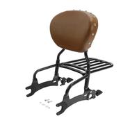 Staffa Borse Laterali Moto Per Indian Per Chieftain Per Limited Per Springfield Per Dark Horse Per Roadmaster Schienale Per Moto Sissy Bar Portapacchi(Black Desert Tan)