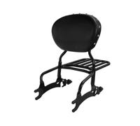 Staffa Borse Laterali Moto Per Indian Per Chieftain Per Limited Per Springfield Per Dark Horse Per Roadmaster Schienale Per Moto Sissy Bar Portapacchi(Black Black)