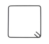 Staffa Chiusa Antisismica Armatura Ferro 40 x 40 cm Strutture Cemento 1 Pezzo