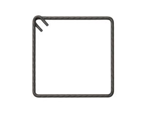 Staffa Chiusa Antisismica Armatura Ferro 45 x 45 cm Strutture Cemento 1 Pezzo