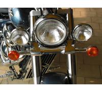 Staffa con fari spotlight Suzuki Volusia 800 VL800 dual headlight