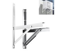 Staffa Condizionatore Esterno, Supporto Acciaio Inossidabile per Condizionatori Aria Staffa, Supporto per Sistemi di Condizionamento, Capacità Massima 500 KG(48x41x33cm)