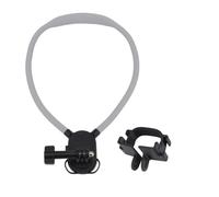 Staffa da collo per fotocamera Insta360 Luna Ultra, supporto da collo per fotocamera in prima persona con doppio supporto a scarpa fredda per registrazione video selfie POV/Vlog