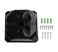 Staffa da parete e soffitto per telecamere di sicurezza per interni progettata per tipi emisferici e PTZ con posizionamento sicuro e angoli di visione regolabili (bianco)