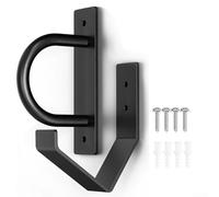 Staffa da parete in acciaio resistente per corde da battaglia con organizer integrato per uso domestico e commerciale in palestra