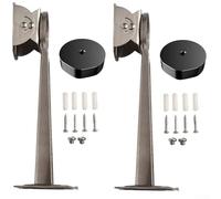 Staffa da parete in lega per mini kit di montaggio con giunto angolare regolabile, regolazione orizzontale e verticale di 150°, base in acciaio inossidabile per Sé (2 set)