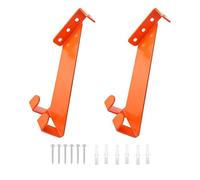 Staffa da parete per motosega con gancio per attrezzi multipli da 10 cm, per pale, rastrelli, scope, piastrelle di cemento, legno, montaggio a parete, staffa per motosega per garage