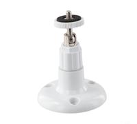Staffa da parete regolabile a 360 gradi per supporti per telecamera da interni ed esterni con base fissa a vite per un'installazione sicura e stabile e angolo di visione completo (bianco)