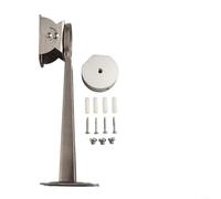 Staffa da parete regolabile in lega per kit di montaggio Starlink, giunto in acciaio inossidabile e alluminio, inclinazione orizzontale/verticale di 150°, 250 x 55 x 47 mm, bianco (2 set)