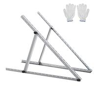 Staffa del pannello solare 104cm 2pz Stouchi Staffa del pannello solare pv con angolo regolabile in lega di alluminio 200W-350W Staffa solare per il balcone del tetto piatto RV Yacht Stand Up