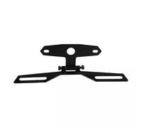 Staffa del supporto per patente di licenza per moto nera universale Compatibile con i modelli Dual Sport ATV per motociclisti automobilistici per il numero di parte