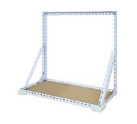 Staffa della CPU Supporto for PC Tower, supporto for CPU montato a parete, robusta struttura in metallo, staffa for custodia host for PC sospesa, può contenere fino a 66 libbre, facile da installare (