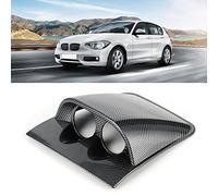 Staffa di baccello di manometro universale sustvita, supporto per scartamento del cruscotto a doppio foro 2 pollici per supporto per misuratore di auto 52 mm (Kohlefasermuster)