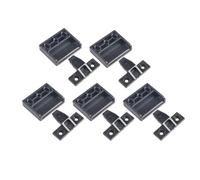 Staffa di collegamento per pannelli di mobili, clip a sgancio rapido per pareti divisorie a colonna romana, fibbia in plastica ABS nera, 5/10 pezzi